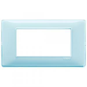 Placca 4 moduli reflex acqua serie plana