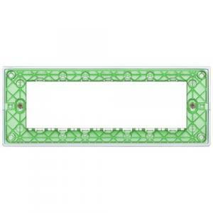 Placca 7 moduli reflex aria serie plana