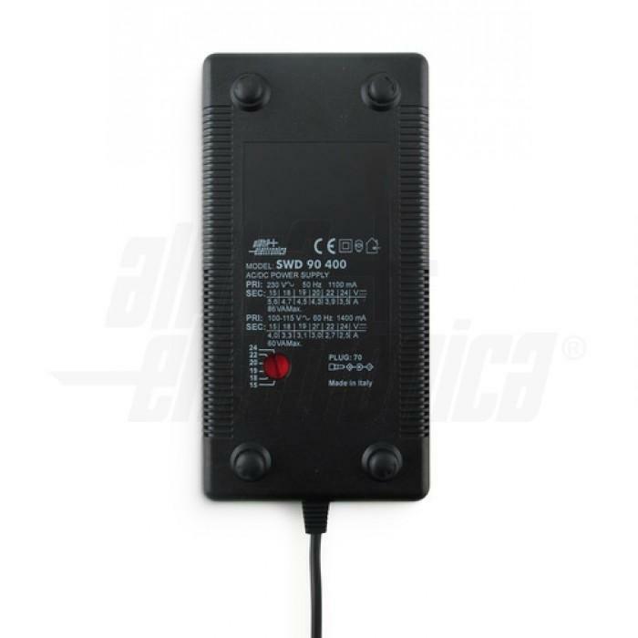 alpha elettronica alimentatore 5600ma 86watt uscita 15-24vdc - foto 2