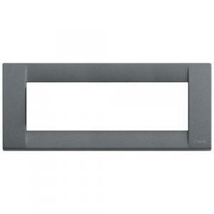 Placca classica 6moduli serie idea ardesia