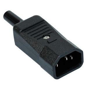 Presa volante computer c13 10a nera