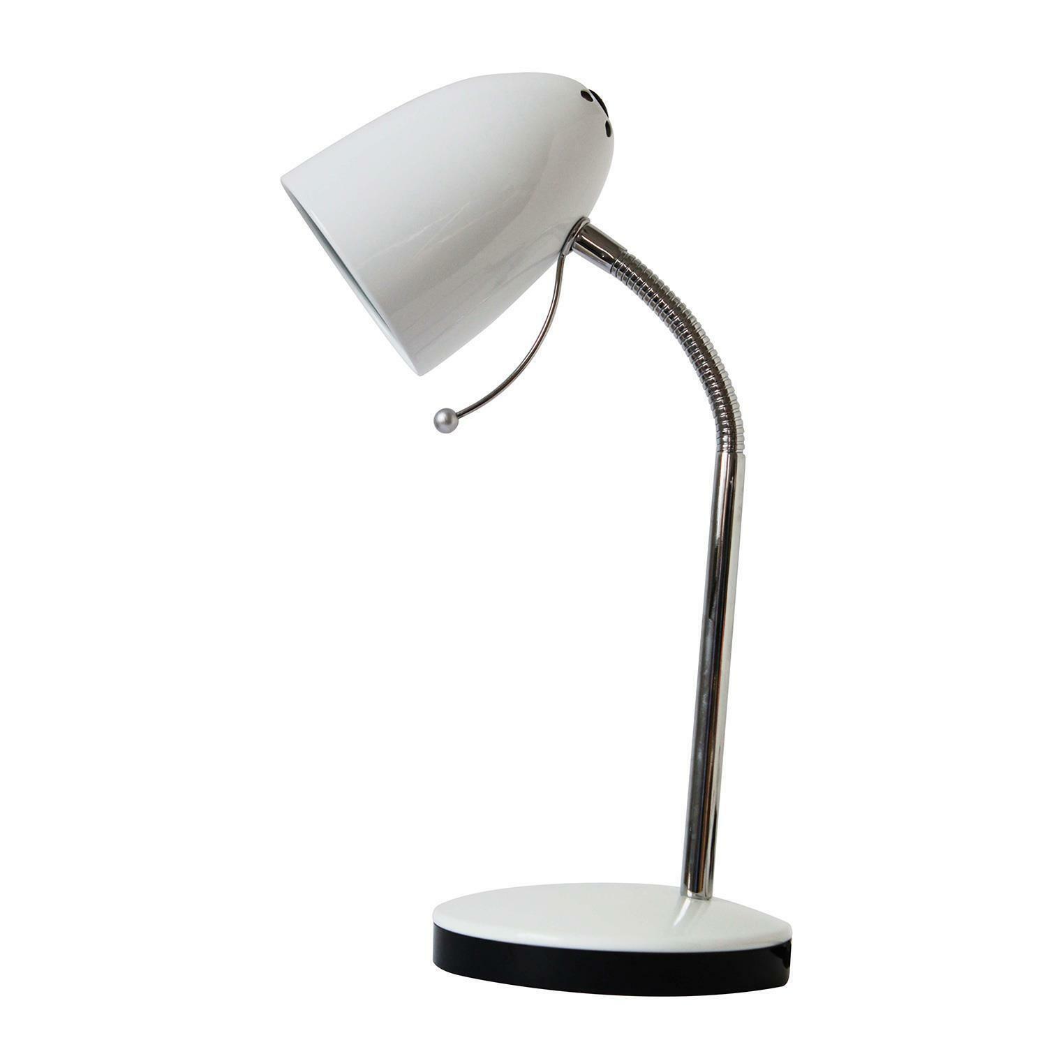 aigostar lampada da tavolo e27 bianca con base - foto 1