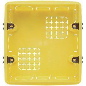 Scatola portafrutti da incasso quadrata 6 posti