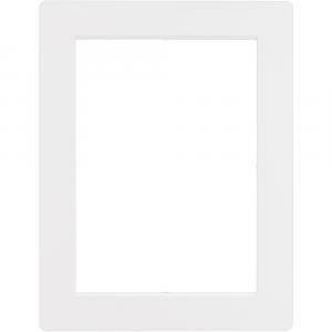 Placca 6+6+6 moduli bianco serie matix
