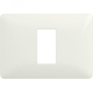 Placca 1 modulo bianco serie matix