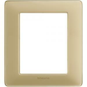 Placca 3+3 moduli avorio serie matix