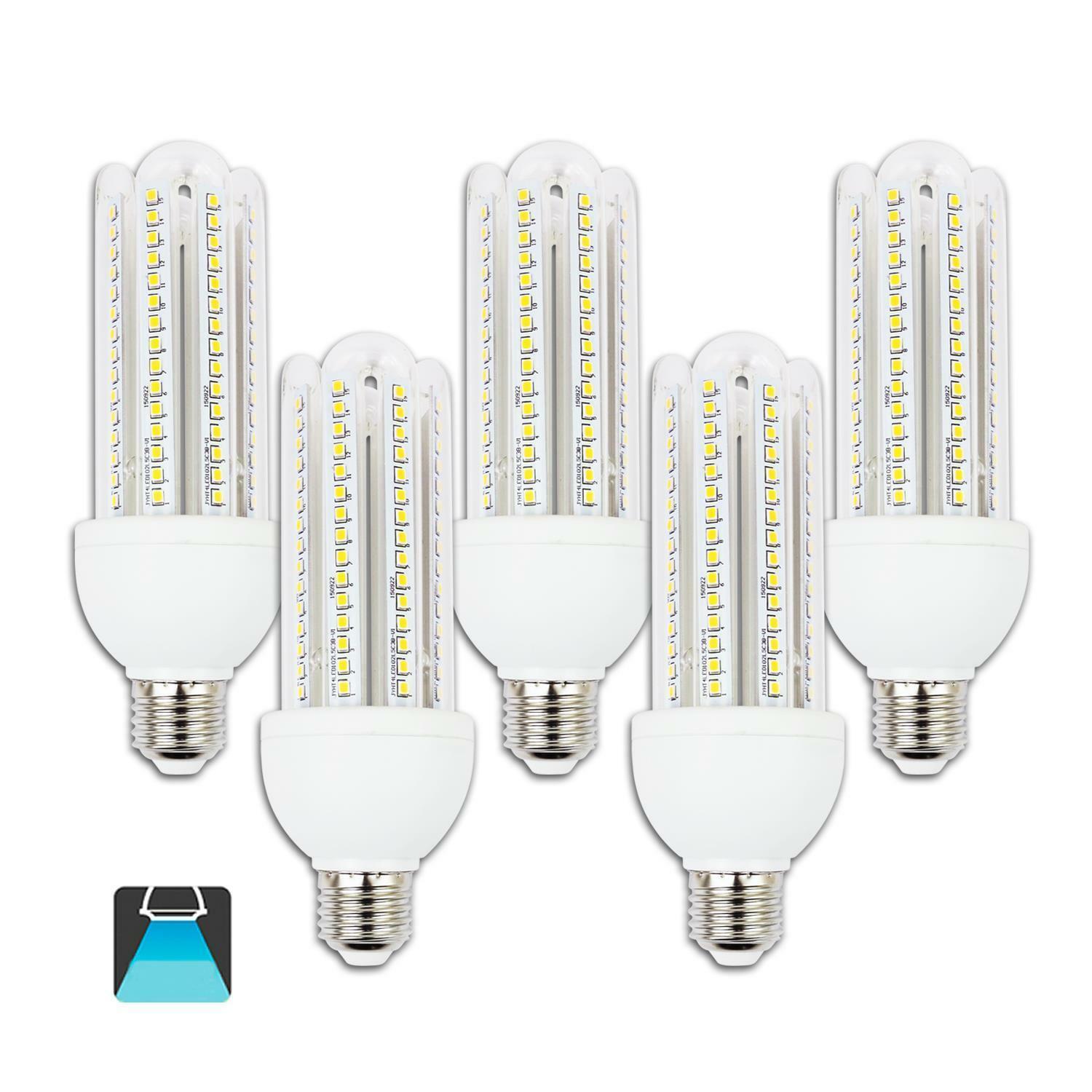 aigostar lampada led 4 tubi e27 23w 6400k luce fredda - foto 1