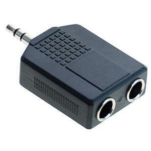Spina stereo 3,5mm - 2 prese stereo 6,4mm