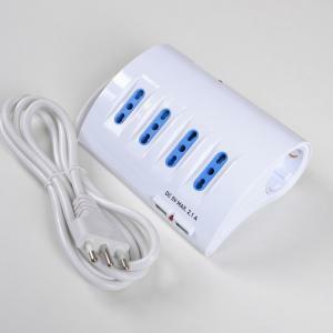 Multipresa da tavolo 4 uscite bivalenti 16a+1schuko 16a+2 usb con cavo 2m