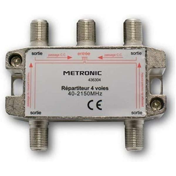metronic partitore tv/sat 4 uscite-1 ingresso tipo f - foto 1