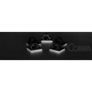 Supporto adesivo nero per cavo tondo 8/9mm confezione da 100 pz