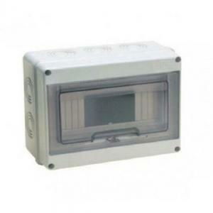 Centralino esterno da parete 6/8 moduli grigio ip65