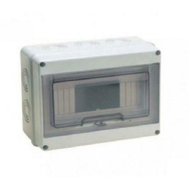 marlanvil centralino esterno da parete 6/12 moduli grigio ip65 - foto 1