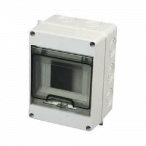 Centralino esterno da parete 3/5 moduli grigio ip65