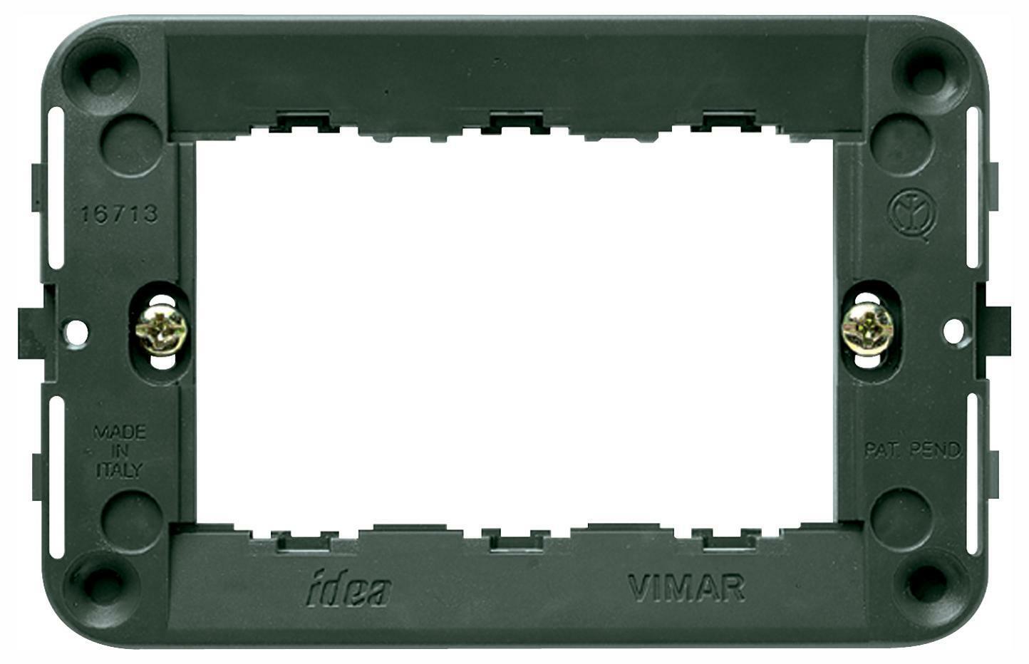 vimar supporto portafrutti 3 moduli serie idea - foto 1