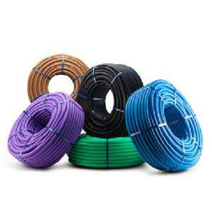 Corrugato 20mm marrone con pilota, matassa da 100mt