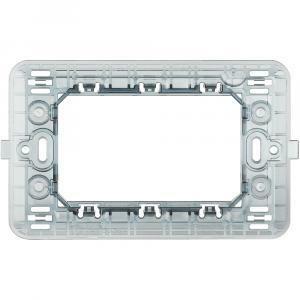 Supporto portafrutti 3 moduli serie matix