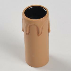Portalampade a candela in materiale termoplastico e14 antichizzato