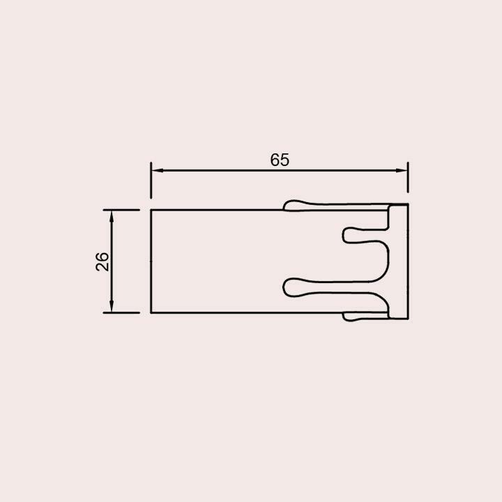 f.a.i. portalampade a candela in materiale termoplastico e14 bianco - foto 2