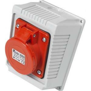 Presa cee fissa da parete inclinata 3p+t 16a ip44