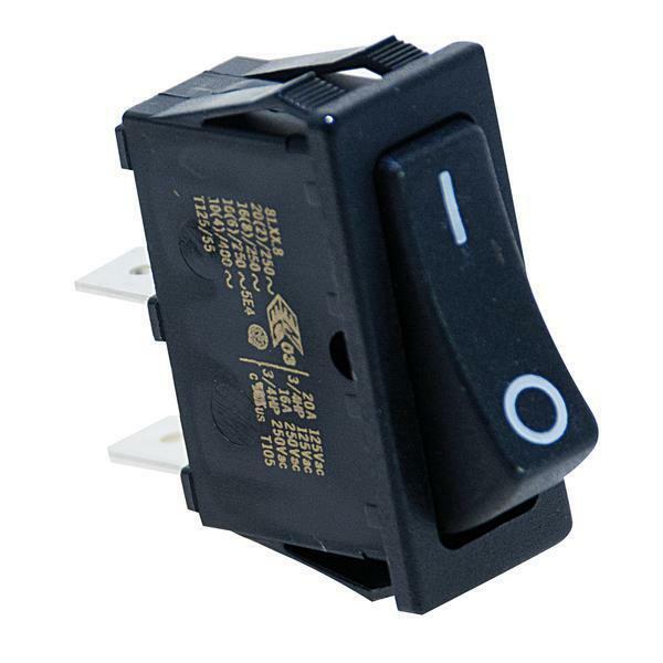 life electronics interruttore 0-i 10a nero - foto 1