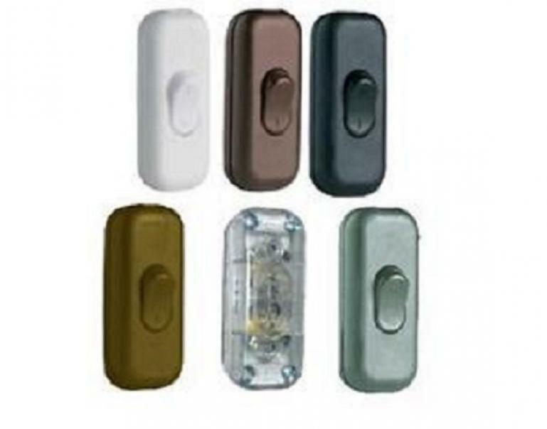 f.a.i. interruttore unipolare passafilo grigio 2a 250v - foto 1