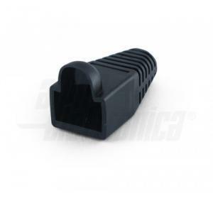 Copriconnettore per spina rj45 ø6,5mm nero