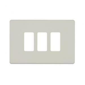 Placca 3 moduli venus avorio