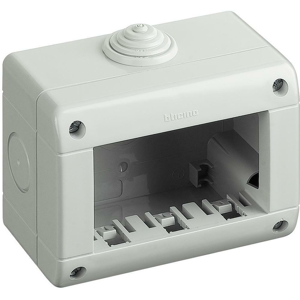 bticino contenitore idrobox 3 moduli ip40 serie matix - foto 1
