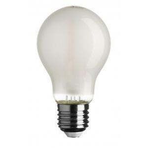 Lampada filoled goccia satinata e27 7w 2700k luce calda