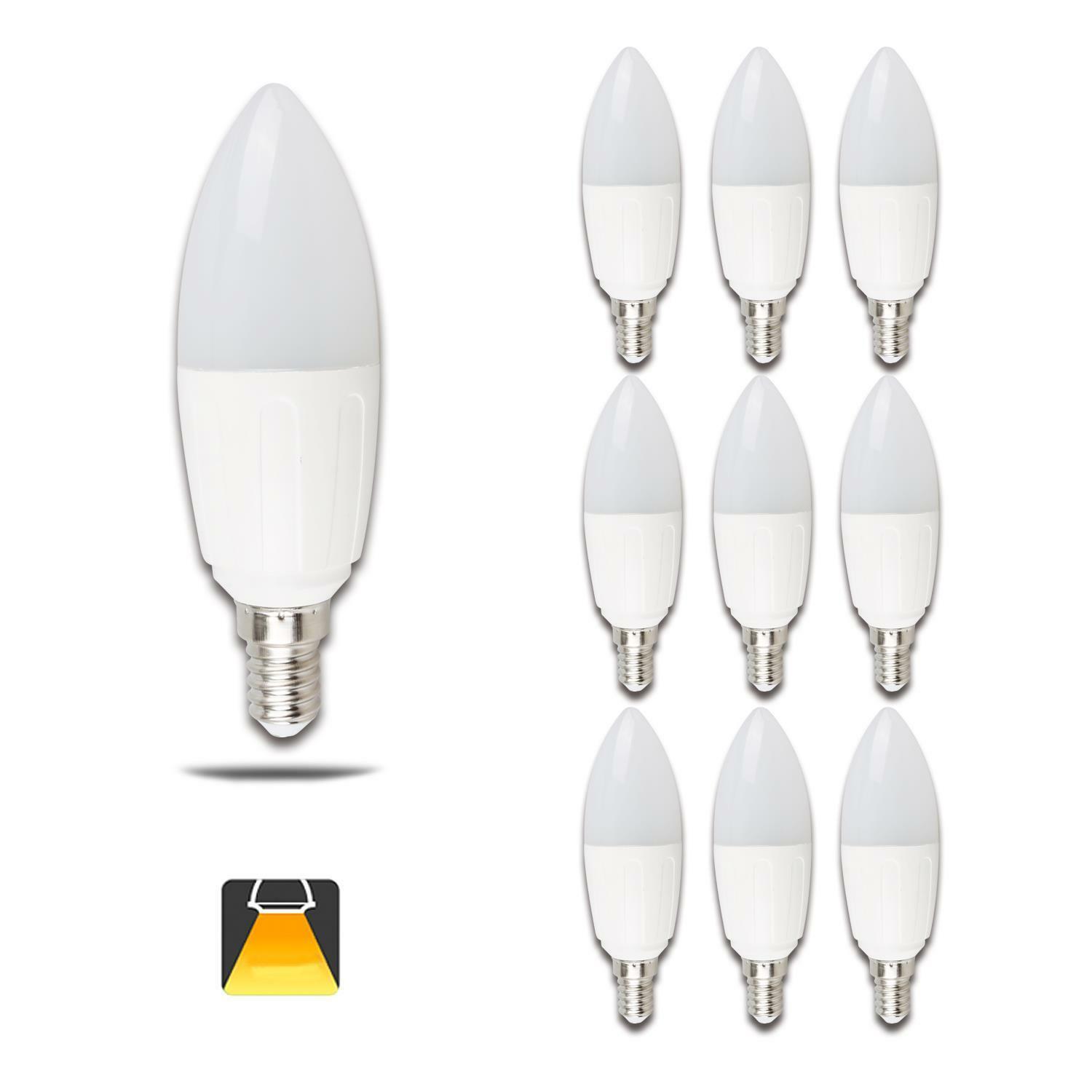 aigostar lampada led oliva opale e14 9w 3000k luce calda - foto 1