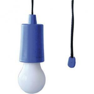 Lampada led con cordicino blu