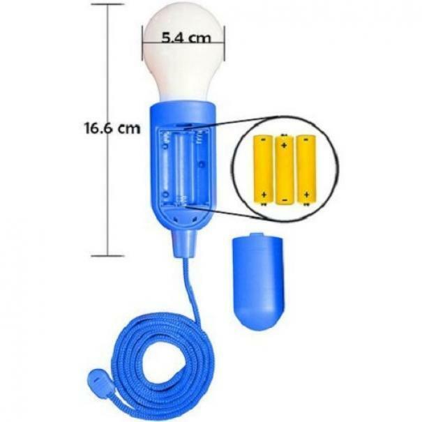 velamp lampada led con cordicino blu - foto 2