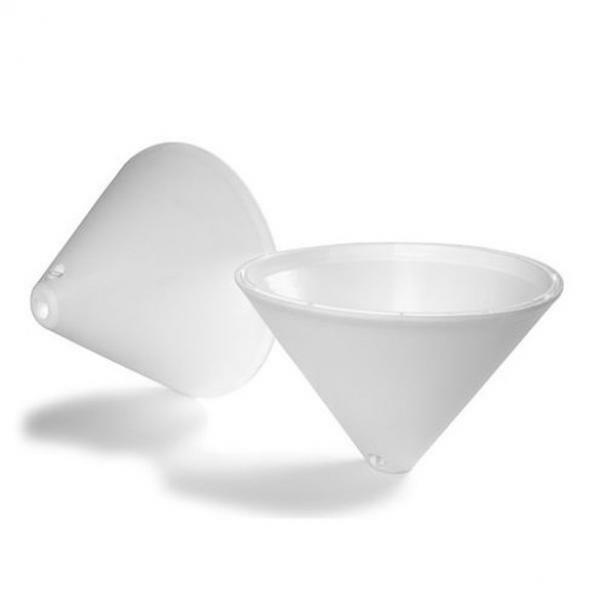 f.a.i. rosone plastica bianco per lampadari sospensione - foto 1
