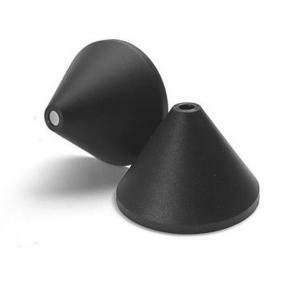 Rosone plastica nero per lampadari sospensione