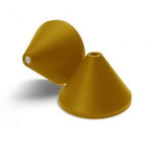 Rosone plastica oro per lampadari sospensione