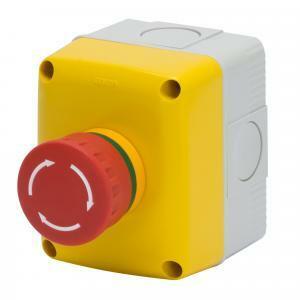 Contenitore 1 posto 1na 1nc pulsante emergenza  ip66