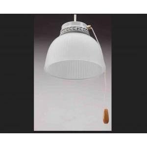 Kit luce e27 globo aperto bianco per ventilatore a soffitto (ev024)