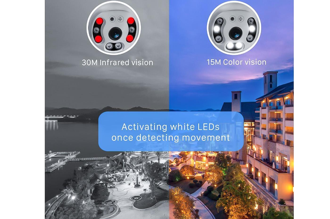 ipc360 telecamera ip full hd wifi motorizzata da esterno, microfono, micro sd , cloud - foto 3