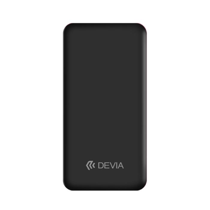 devia ﻿power bank v3, 10.000mah, 2 uscite 2,1 a. con protezione sovraccarico, colore nero - foto 1