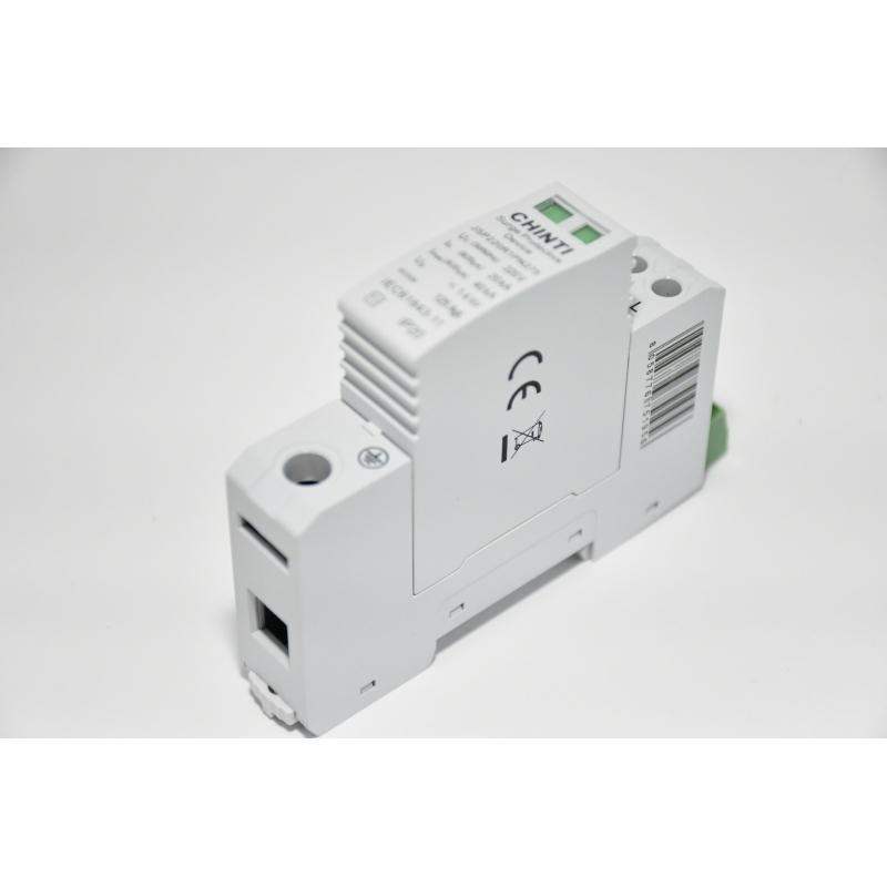 chinti scaricatore spd tipo 2+ct 40ka 1p+n 275vac 1 modulo - foto 2