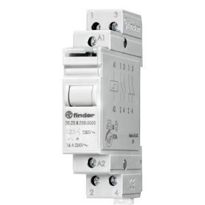 Relè ad impulsi 17.5mm 2no 16a modulare